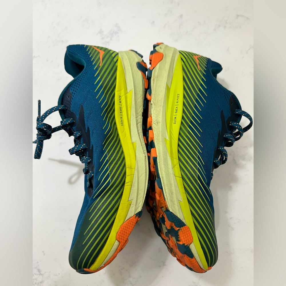 Hoka Teal and Black Athletic Shoes - Picture 7 of 12
